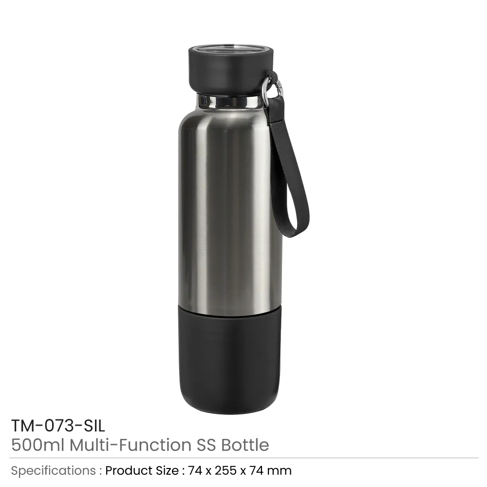45670 - Multi-function-SS-Bottle-TM-073-SIL