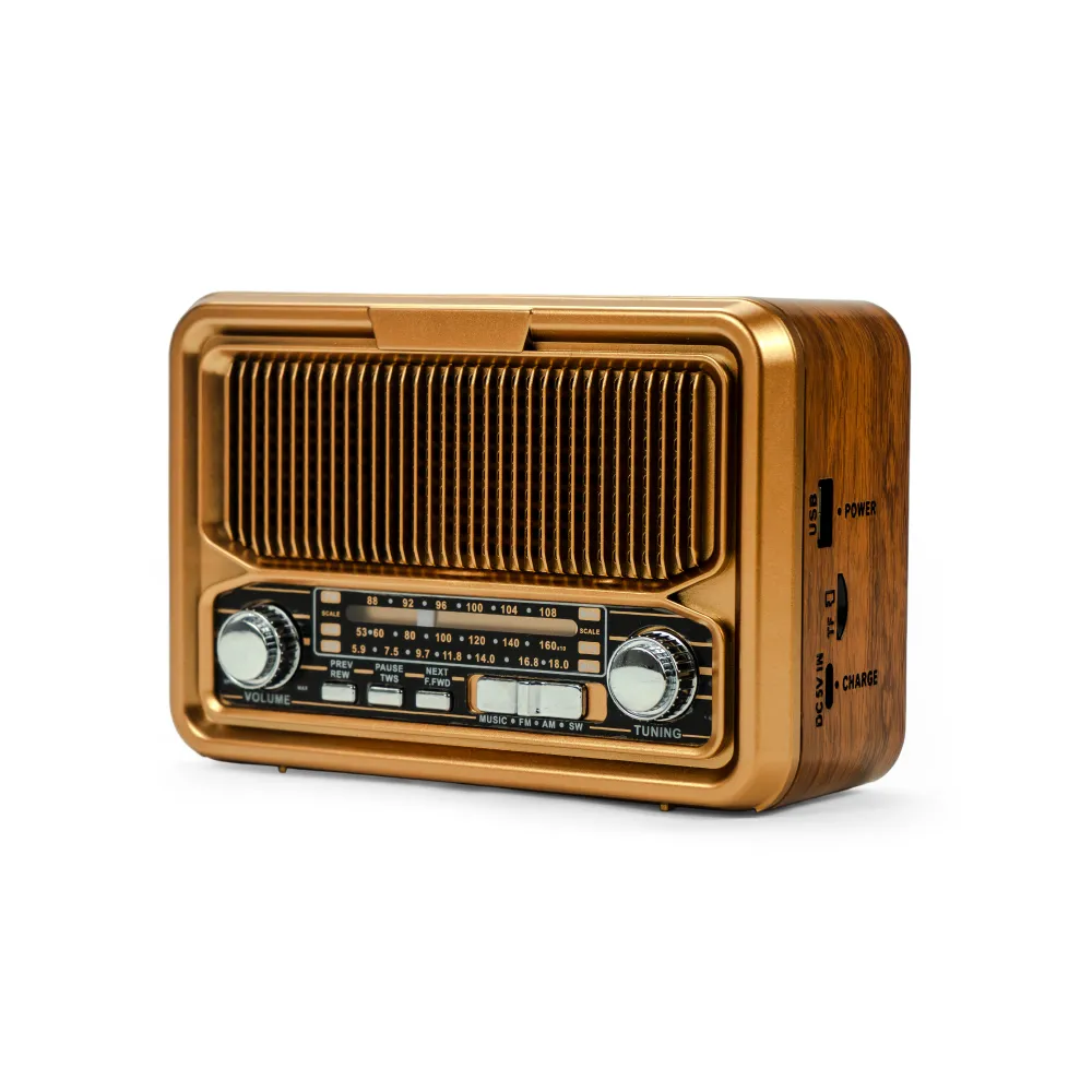 51188 - Vintage-Design-Bluetooth-Speaker-with-Radio-and-Solar-Panel-SPK-R8-IM1-Side-View