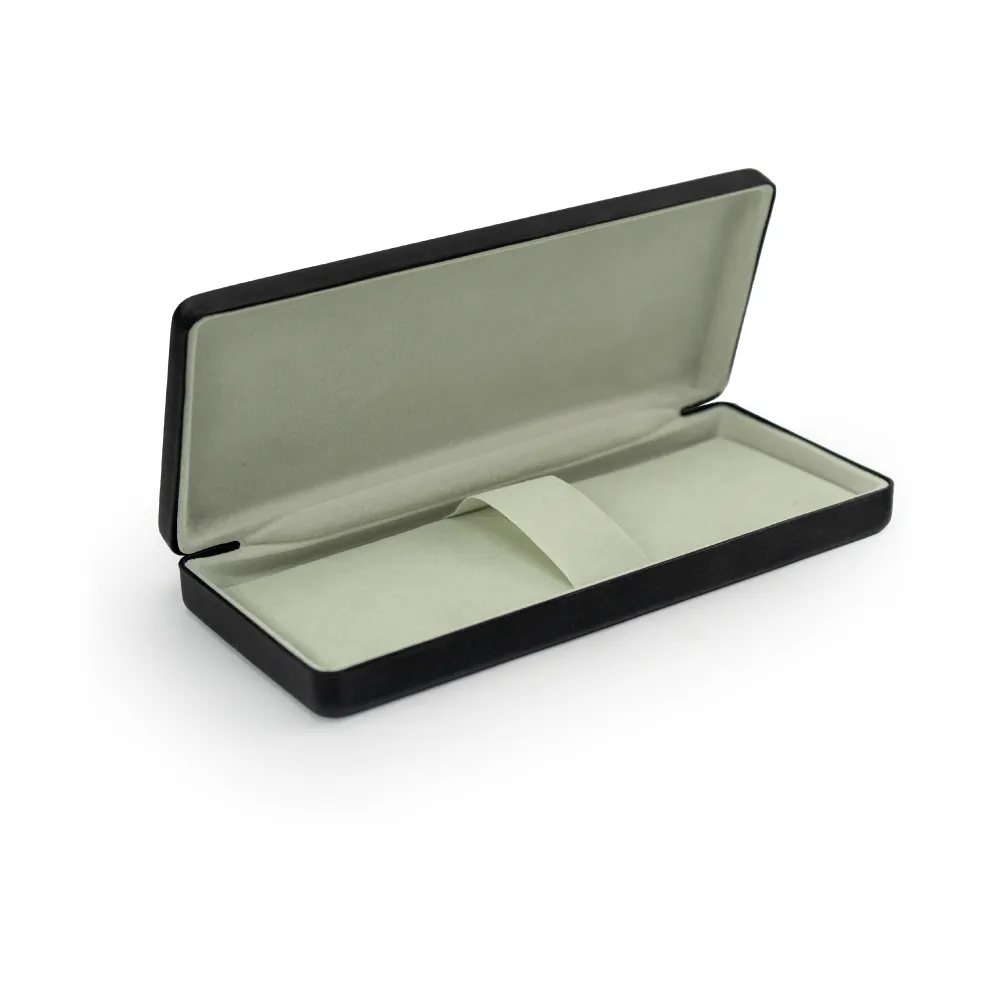 50467 - Black-Pen-Box-in-PU-Leather-with-Soft-Velvet-Interior-LPB-06