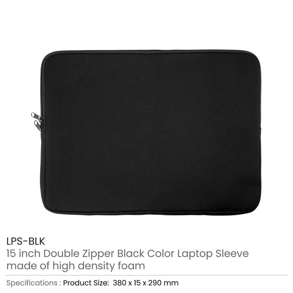 50135 - Double-Zipper-Laptop-Sleeve-LPS-BLK-Details