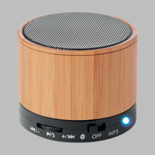 [STMK 081127B] Bluetooth Speaker bamboo 02