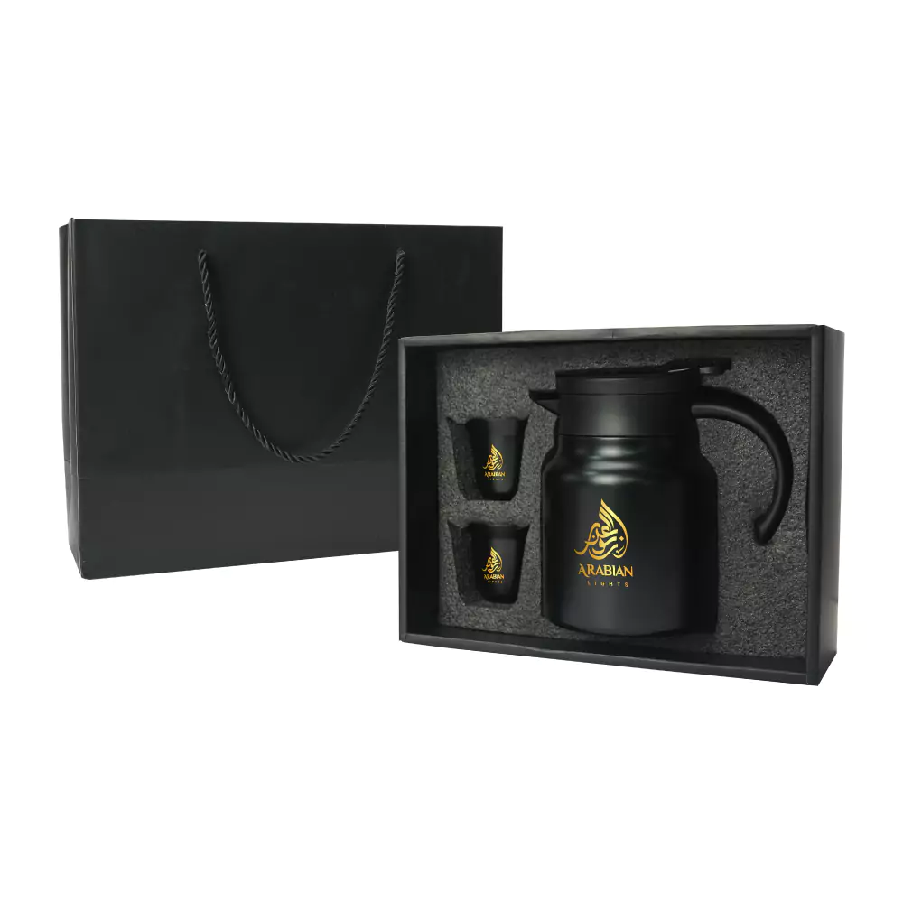 Arabic Tea &amp; Coffee Pot with Cups Set 1000 ml