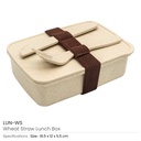 28680 - Wheat Straw Lunch Box LUN-WS