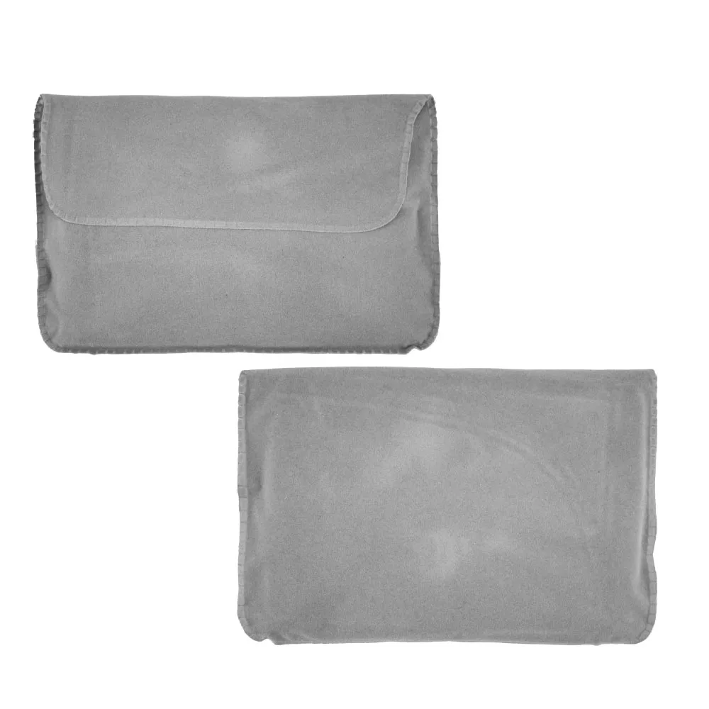 Inflatable Neck Pillow with Pouch – Grey