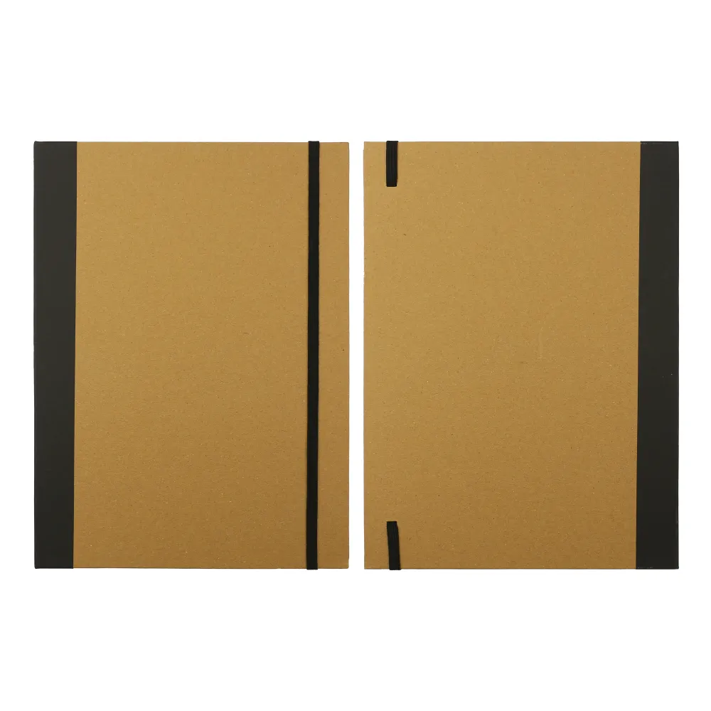 Eco-Friendly A4 Folders with Notepad Sticky Note Pen Card Slots