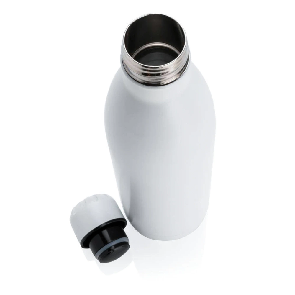 Premium Soft Touch Matt Cola Bottles in Stainless Steel 500ml