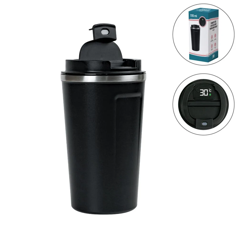46521 - Temperature-Display-Black-Tumbler-TM-039-Blank