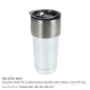 46460 - Double-Wall-SS-Tumbler-White-TM-076-WHT
