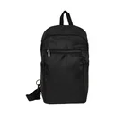Sling Crossbody Bags In Black Nylon Material