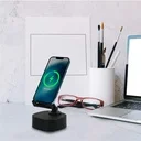 Wireless Fast Charger 15W with BT Speaker and RGB LED Logo