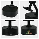 Wireless Fast Charger 15W with BT Speaker and RGB LED Logo