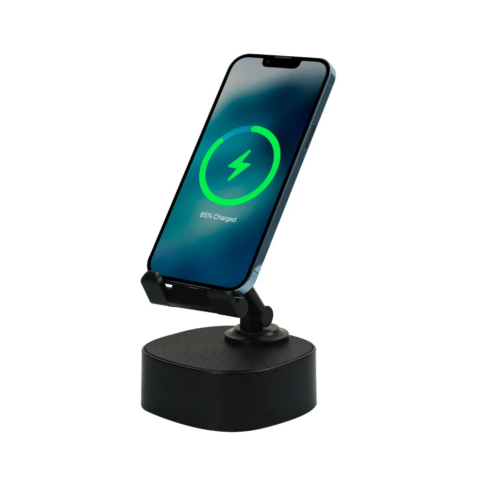 Wireless Fast Charger 15W with BT Speaker and RGB LED Logo