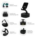 Wireless Fast Charger 15W with BT Speaker and RGB LED Logo