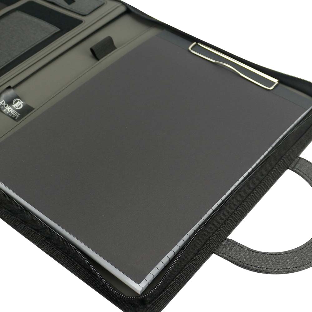 45896 - Dorniel-Portfolio-FPB1-BLK-with-Notepad