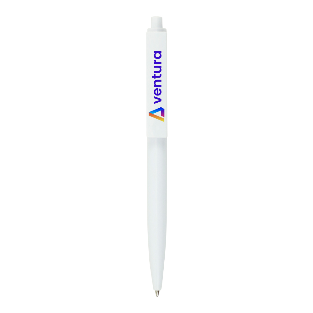 45887 - Branding-Plastic-Pen-White-PPN103-WHT