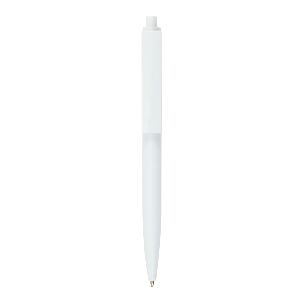 45887 - Plastic-Pen-White-PPN103-WHT-Front-View