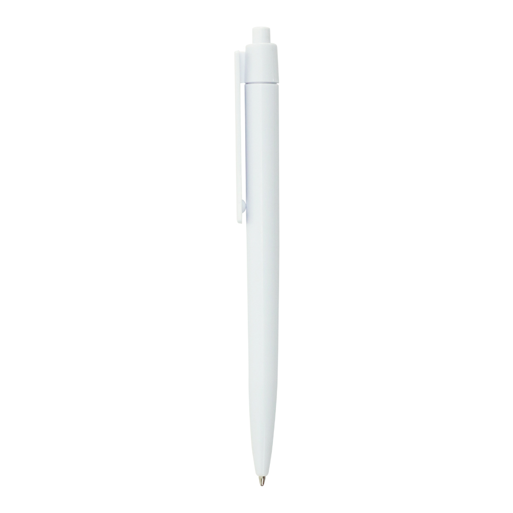 45887 - Plastic-Pen-White-PPN103-WHT-Side-View