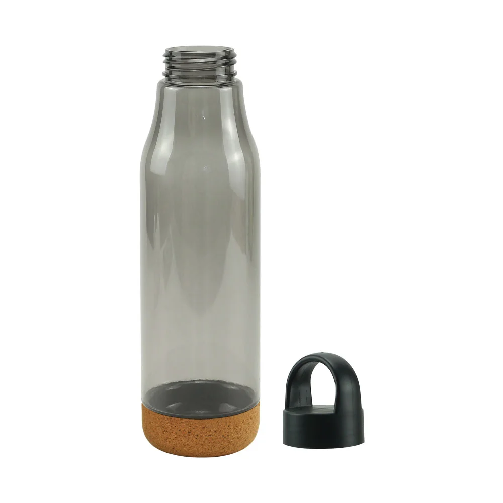 rPET Bottles with Cork Base, Twist-off Lid, Handle 720ml