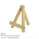 Bamboo Easel Phone Holder