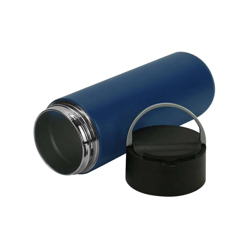 Double Wall SS Bottle, Twist-off Lid with Phone Holder 600 ml