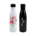 Double Wall SS Bottles, Twist-off Lid, SS Foldable Handle, 500ml
