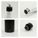 Double Wall SS Bottles, Twist-off Lid, SS Foldable Handle, 500ml