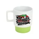 Ceramic Mugs with Bottom Clay in 12 Oz, Matte Finish