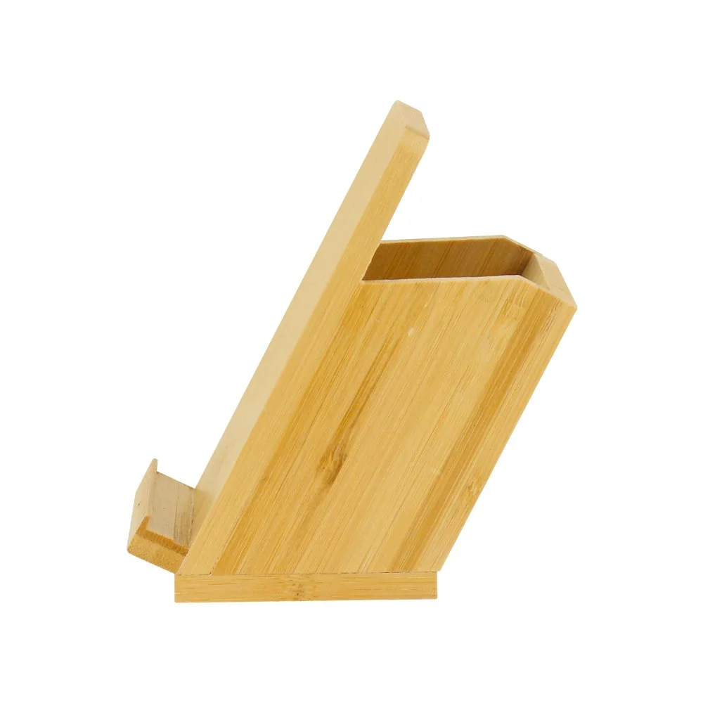 Bamboo Pen Holder with 15W Fast Wireless Charger