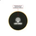 Bamboo Wireless Charger 15W Fast Charging &amp; LED Logo