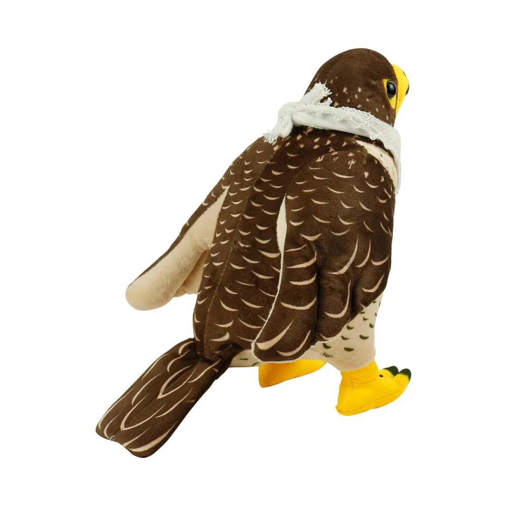 Falcon Plush Toys with White Scarf for Branding 22 cm