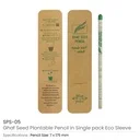 Ghaf Seed Plantable Pencil in Single Pack Eco-Sleeve