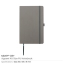 43211 - Appeel-A5-Size-PU-Notebook-MBAPP-GRY.jpg