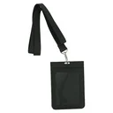 PU Leather Foldable ID Card Holder with Lace &amp; Hook