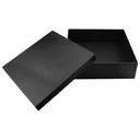 Black Plain Gift Box Size XXL Cardboard Material