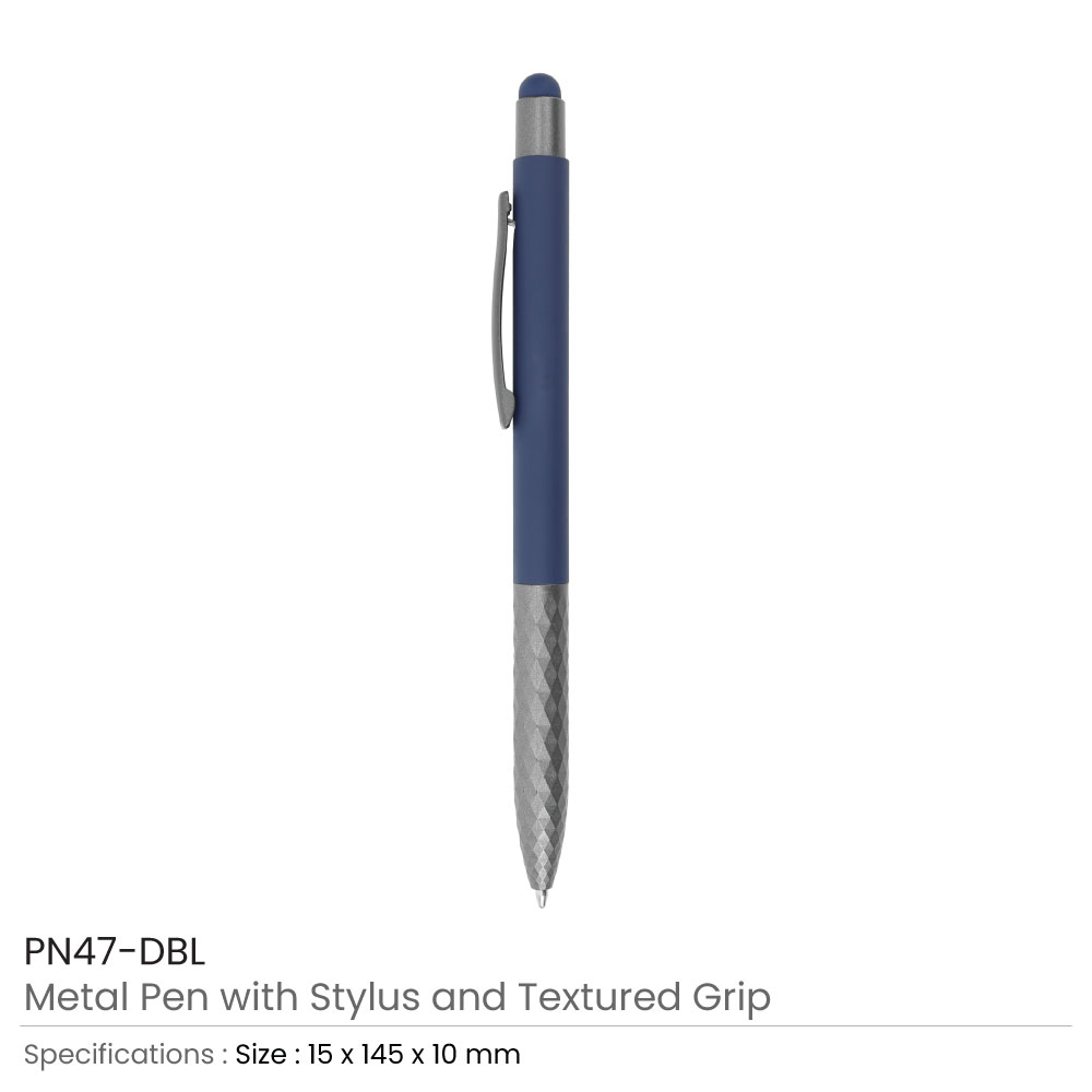 41162 - Stylus-Metal-Pens-with-Textured-Grip-PN47-DBL.jpg