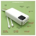Fast Charging Powerbank 30,000 mAh with Flashlight & Leather Strap