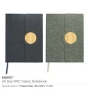 A5 size RPET Fabric Notebooks