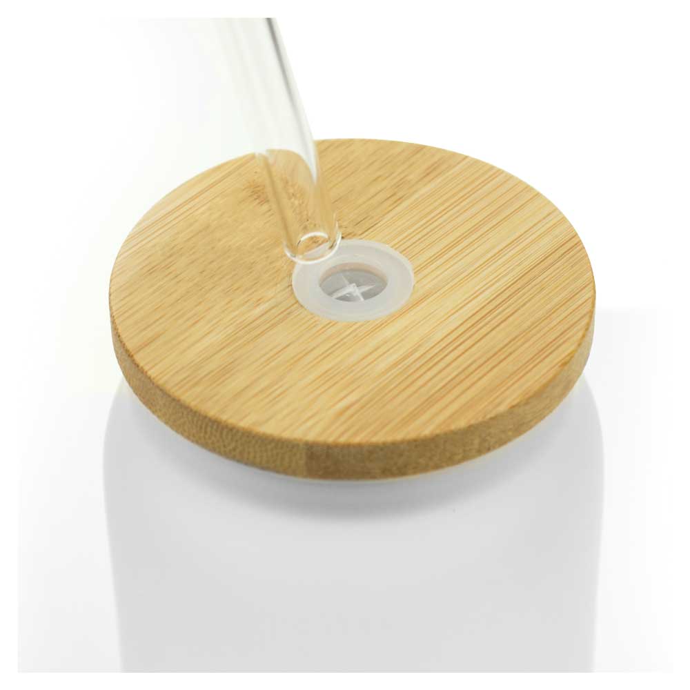 39961 - Glass-Bottle-with-Straw-TM-035-Top-View