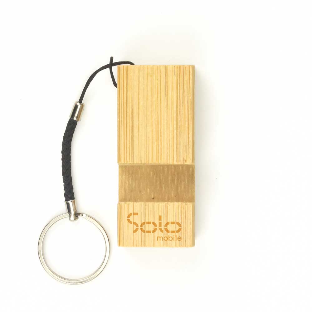 39922 - Branding-Bamboo-Phone-Stand-Keychain-KH-14-BM