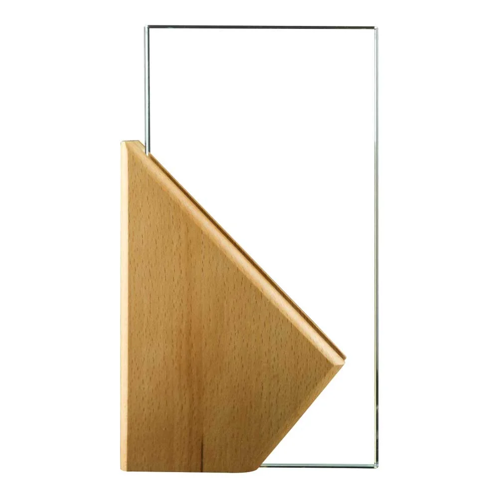 39859 - Rectangle-Wooden-Crystal-Awards-CR-61-Blank