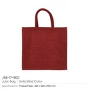 Reusable Square Jute Shopping Bags