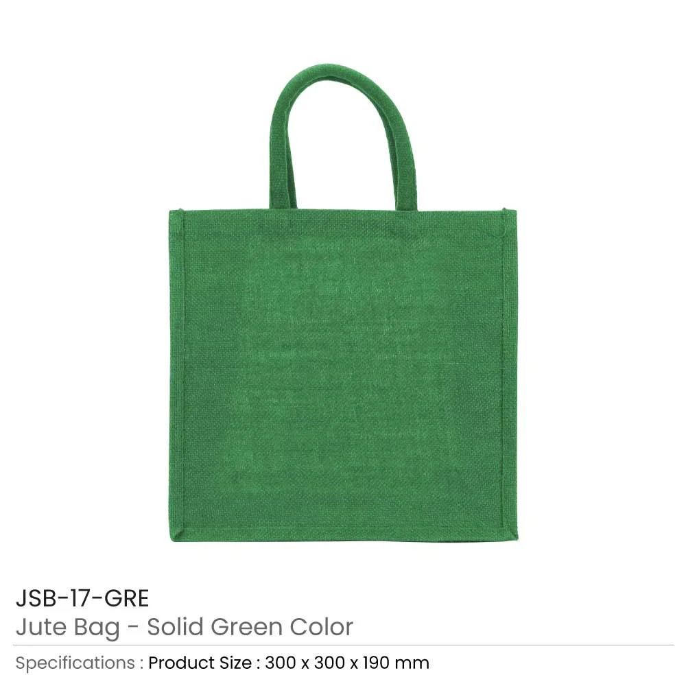 Reusable Square Jute Shopping Bags