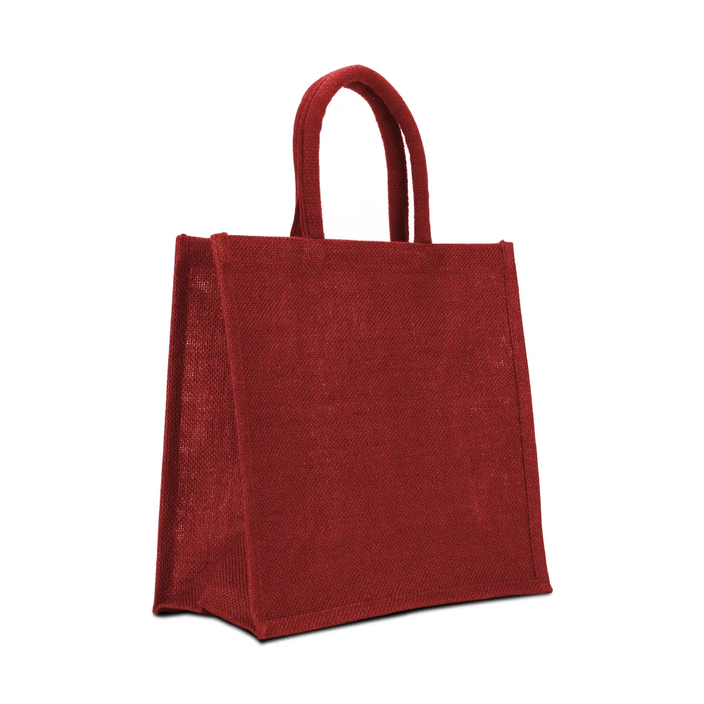 Reusable Square Jute Shopping Bags