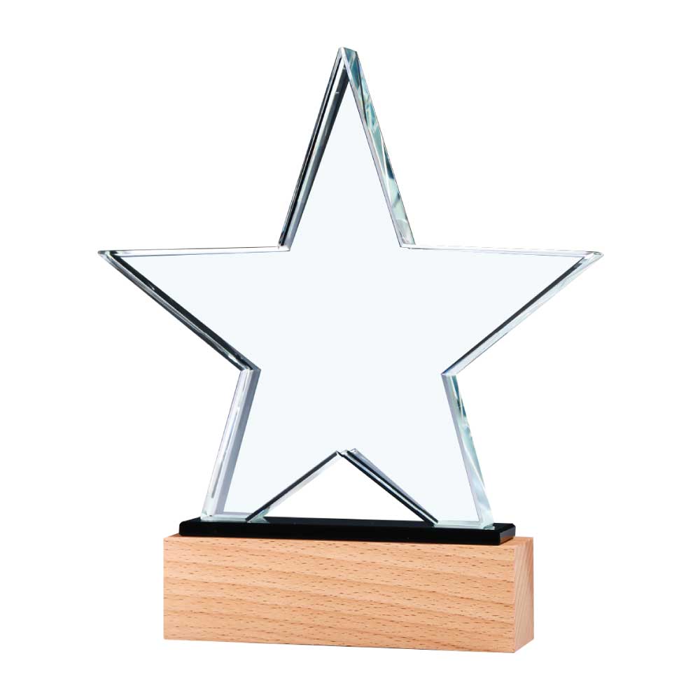 38617 - Star-Shape-Crystal-Awards-CR-55-Blank