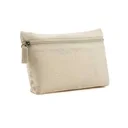 Cotton Pouch with front Zipper