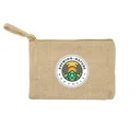 Natural Jute Zipper Pouch