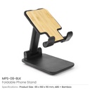 39520 - Foldable-Phone-Stands-Black-MPS-08-BLK