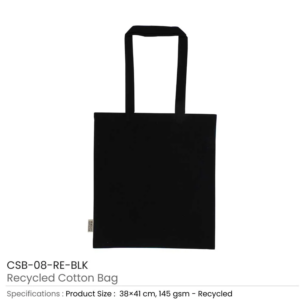 Recycled Cotton Bags, Durable Long Strap