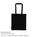 29675 - Recycled-Cotton-Bags-Black-CSB-08-RE-BLK