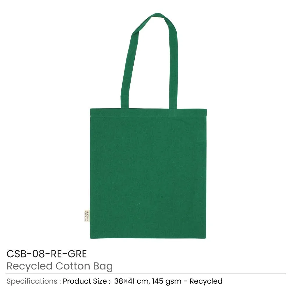 Recycled Cotton Bags, Durable Long Strap